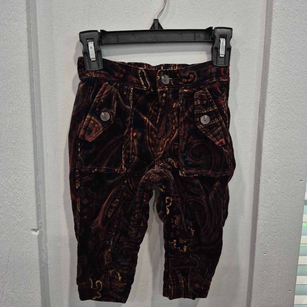 Banana Republic Kids Patterned Velvet Pants